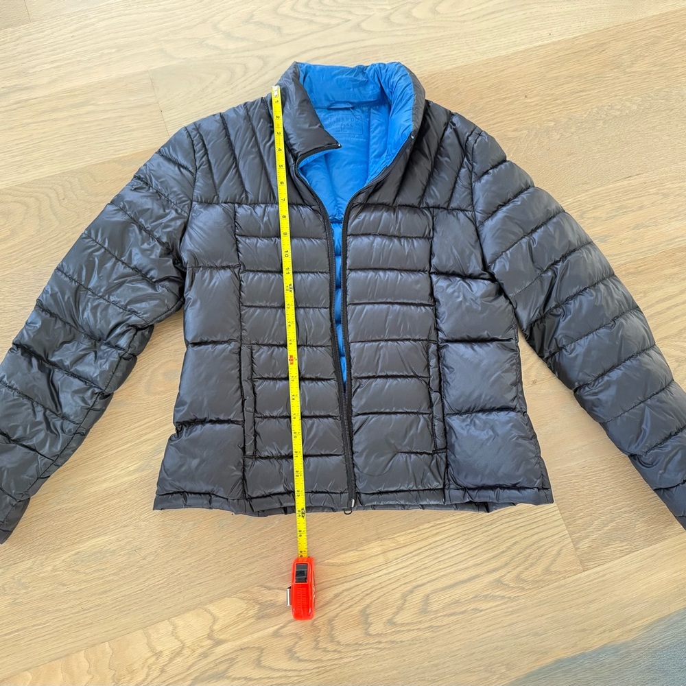 Bernardo Goose Down Jacket with Blue Interior